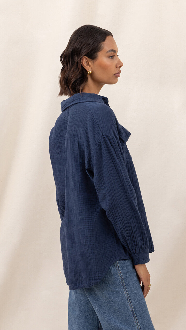Antoneta Shirt - Deep Navy