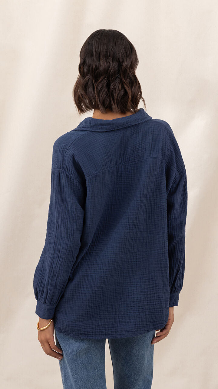 Antoneta Shirt - Deep Navy