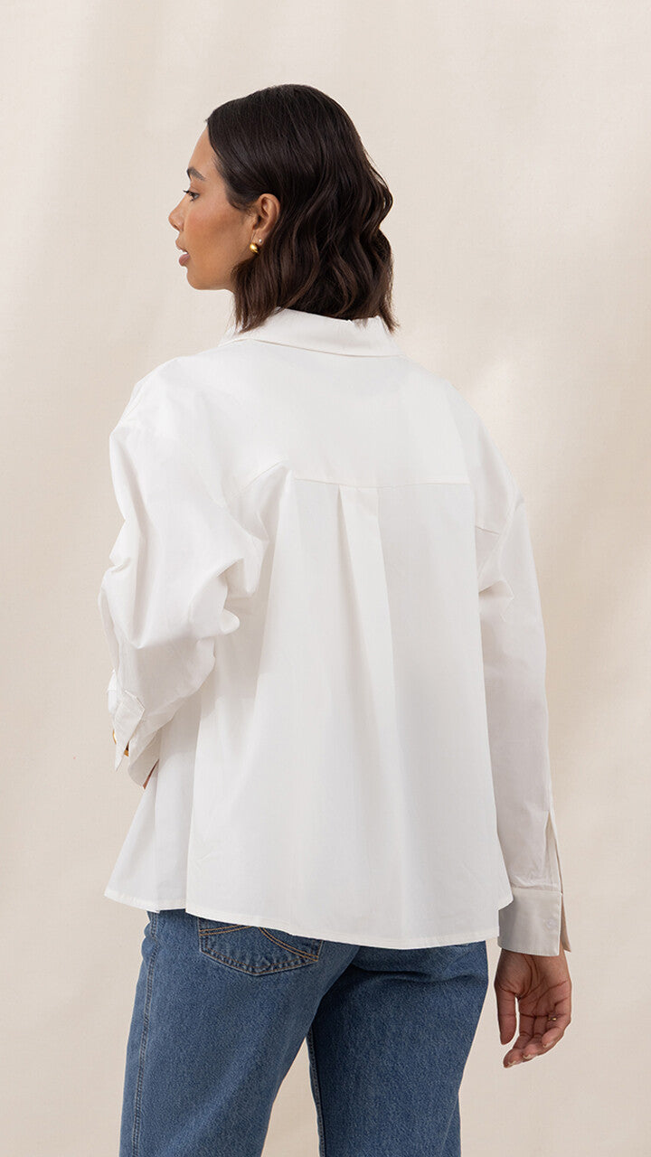 Indie Cotton Shirt - White
