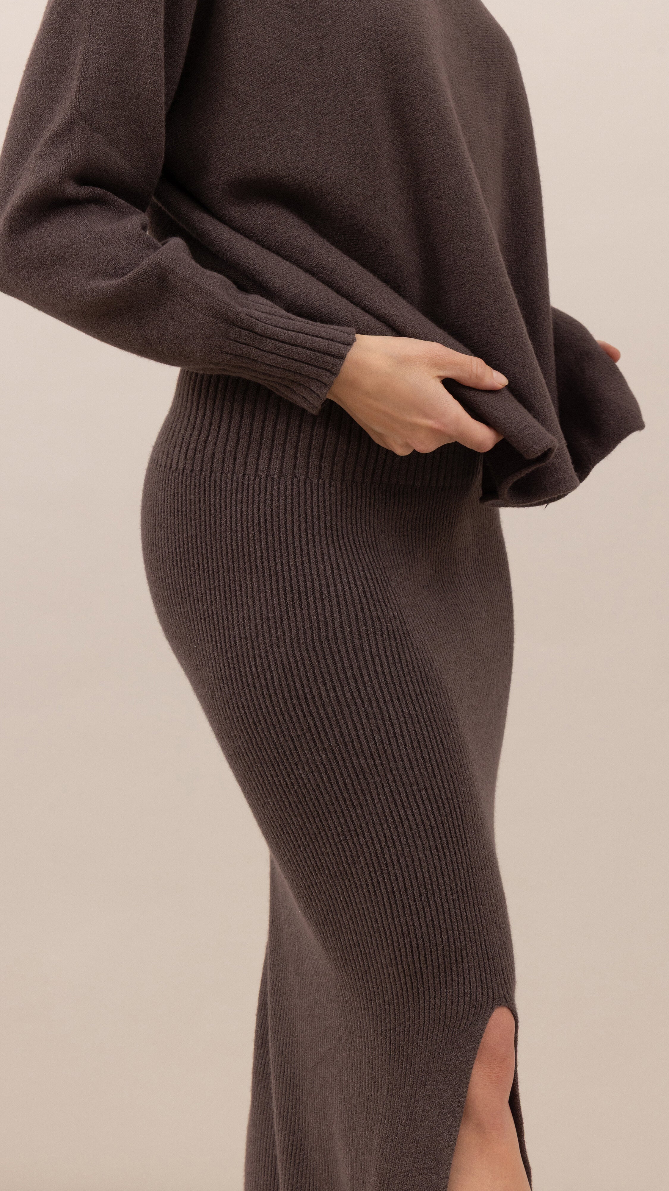 Adina Pencil Skirt - Espresso