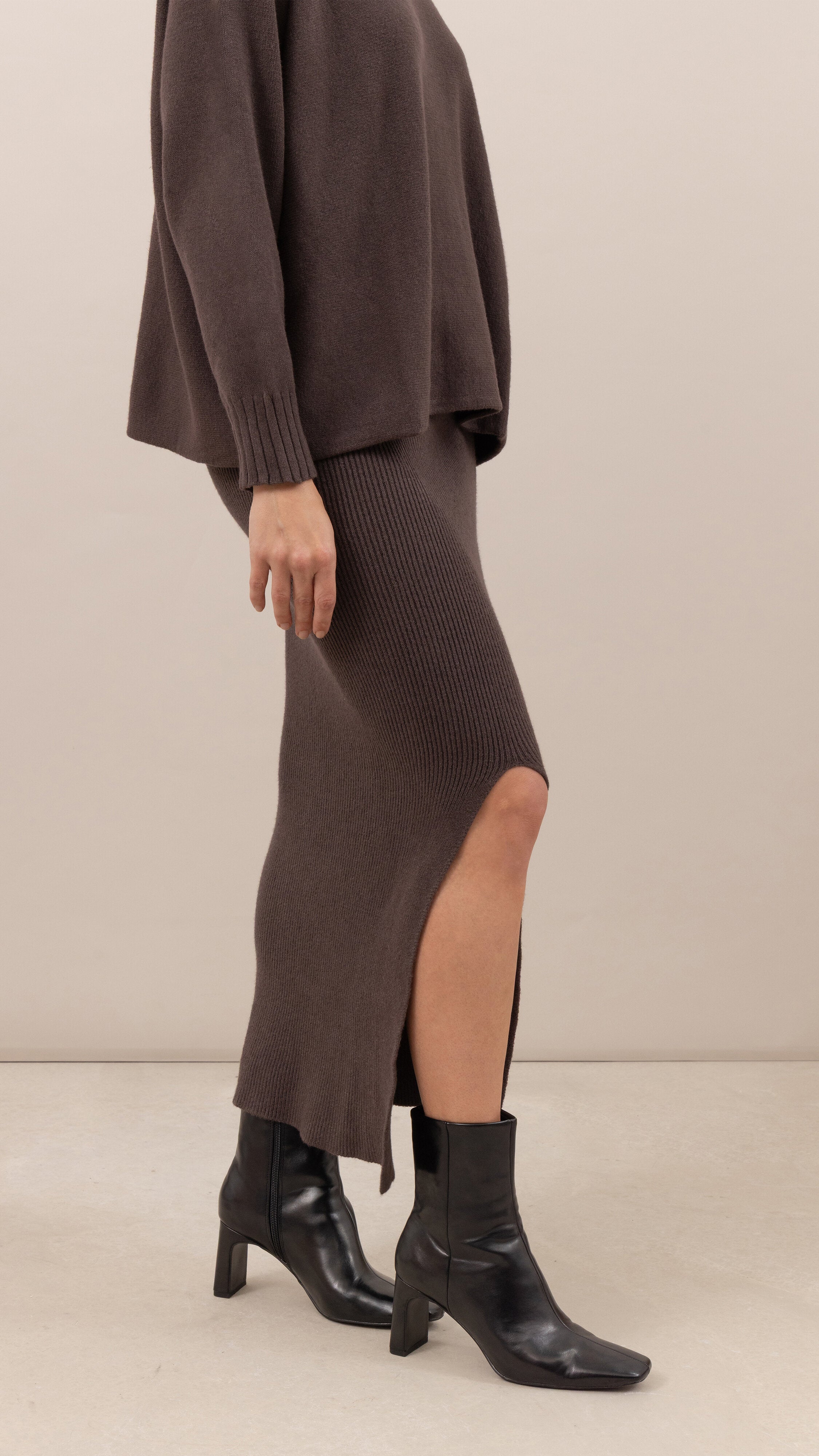 Adina Pencil Skirt - Espresso