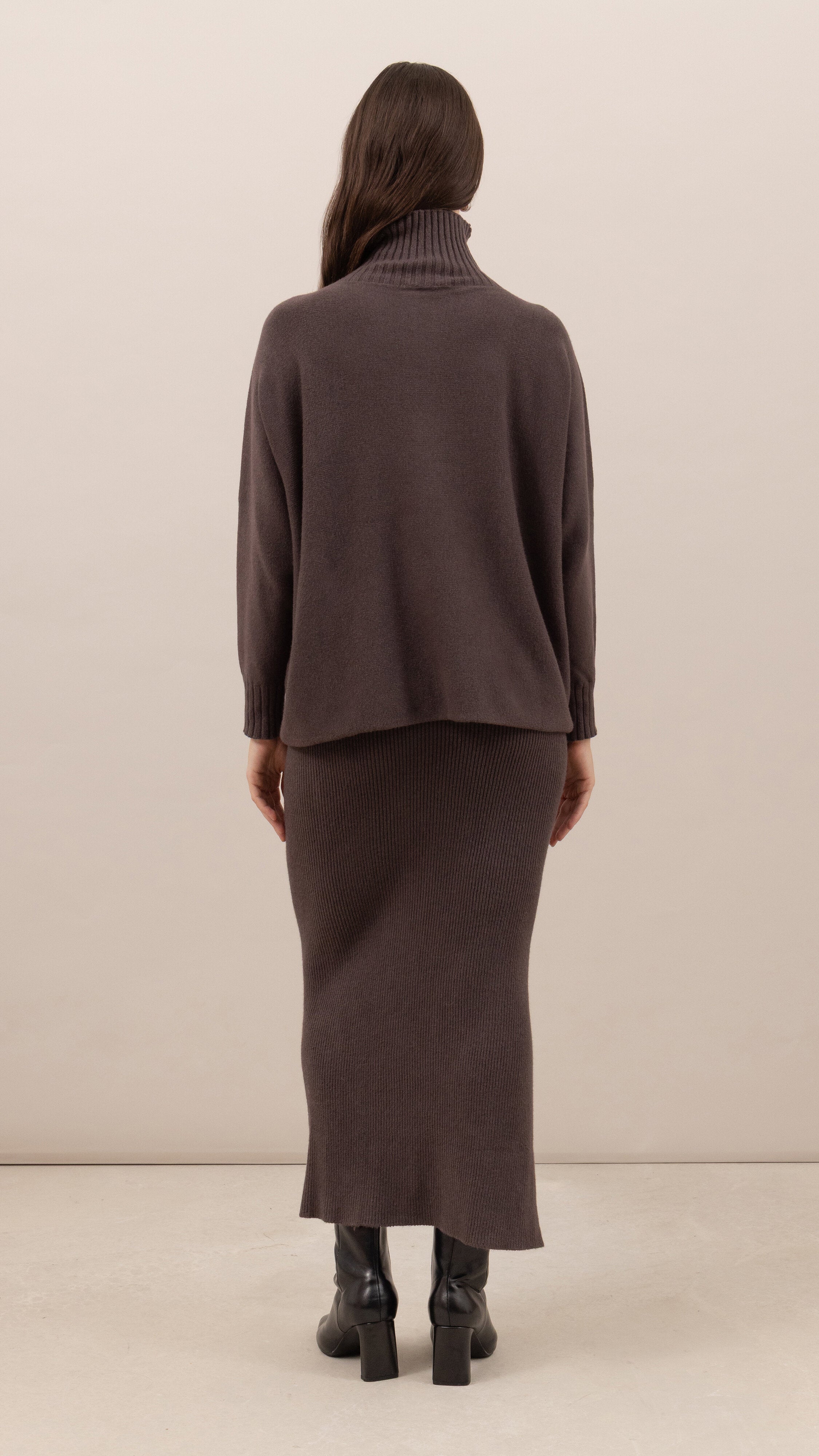 Adina Pencil Skirt - Espresso