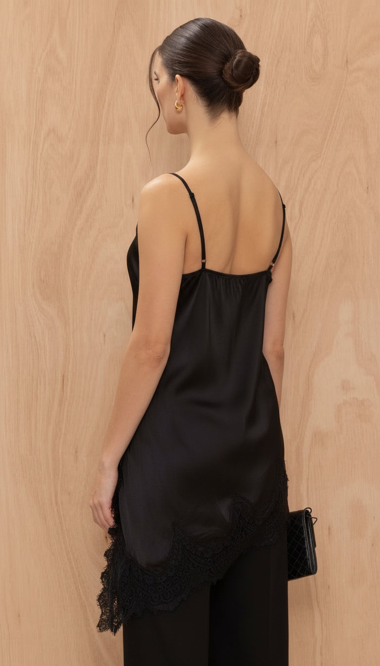 Andrea Lace Camisole - Black