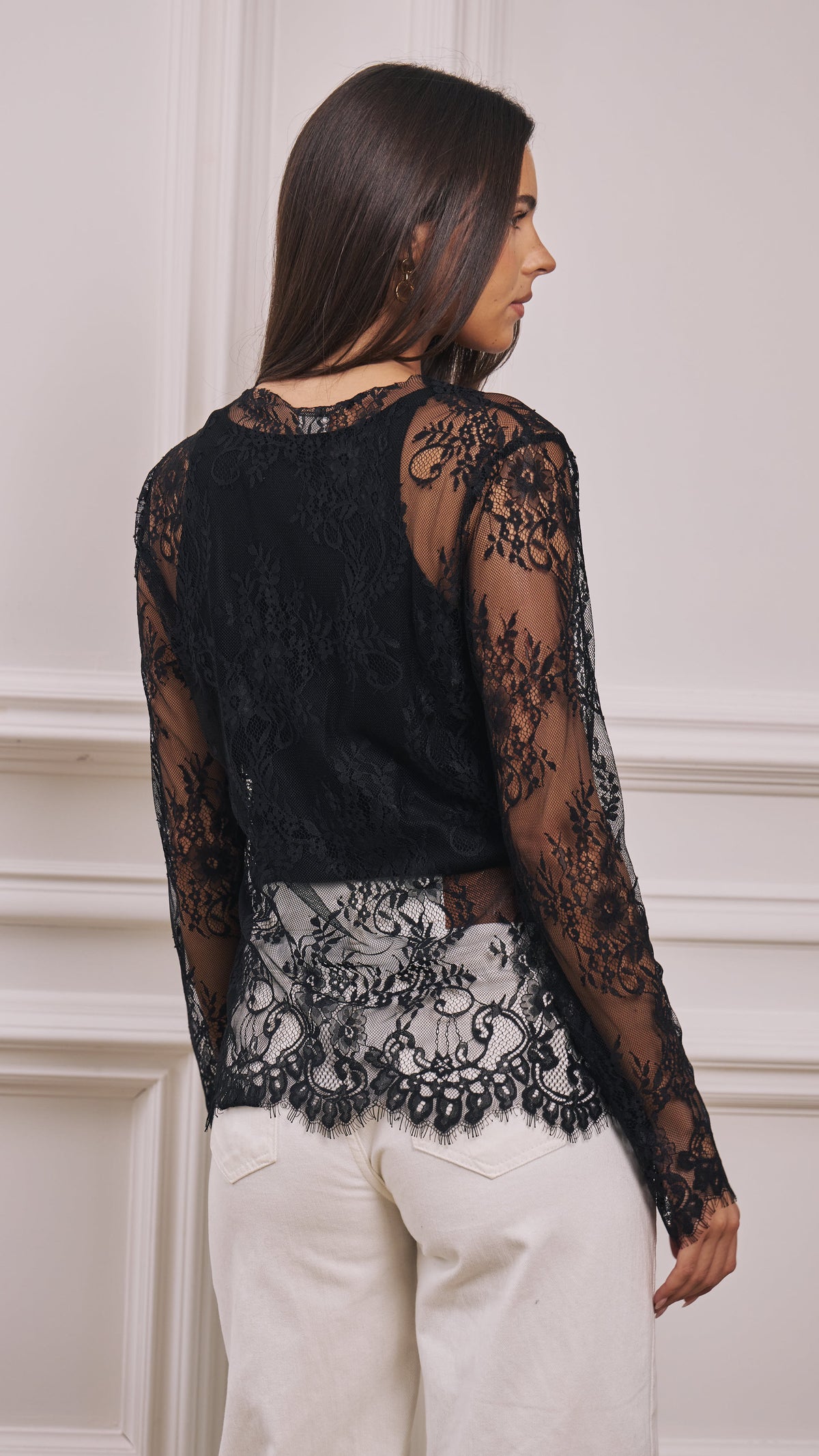 Inna Lace Top - Black