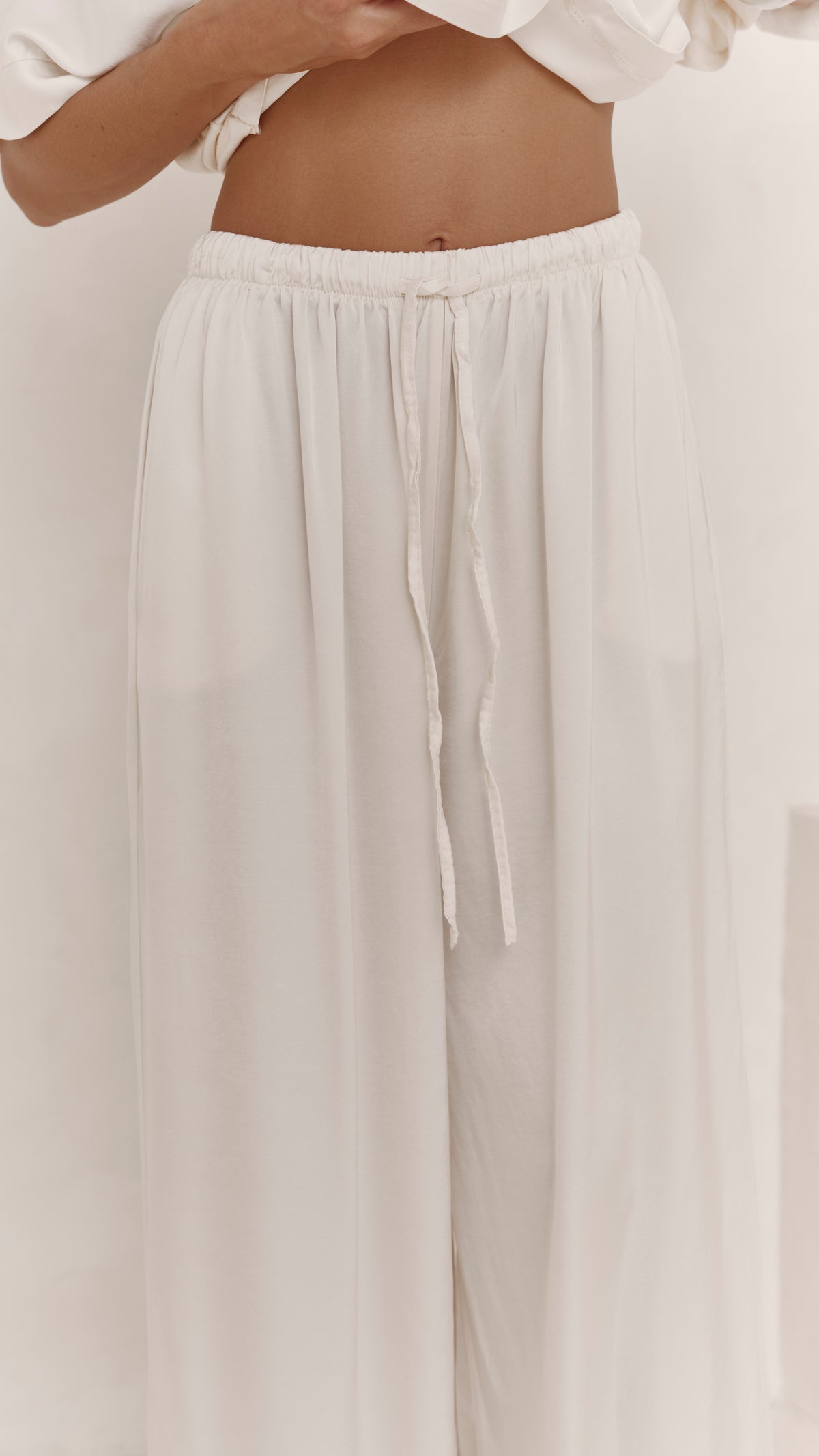 Parker Satin Set - Ivory