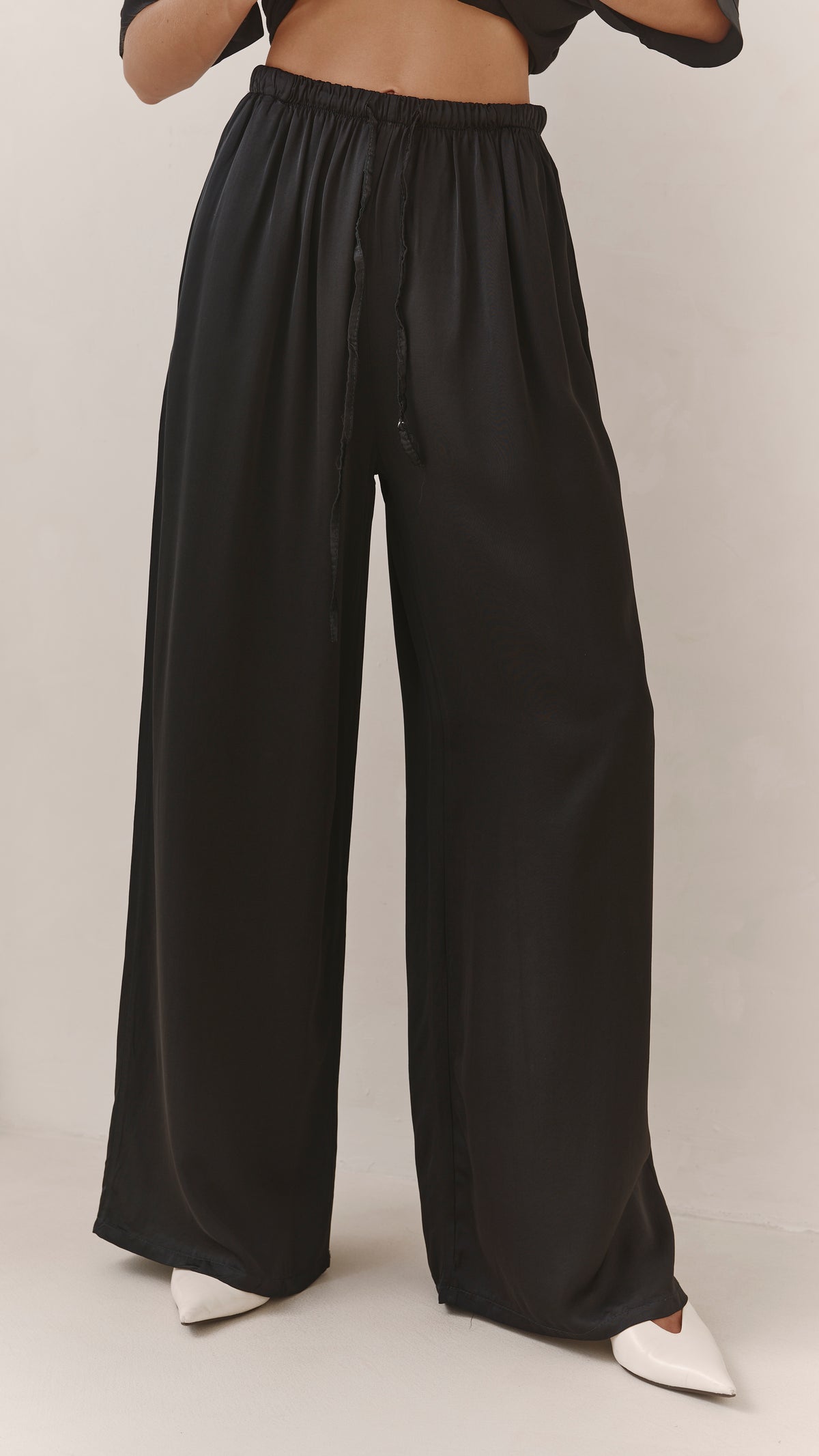 Parker Satin Set - Black