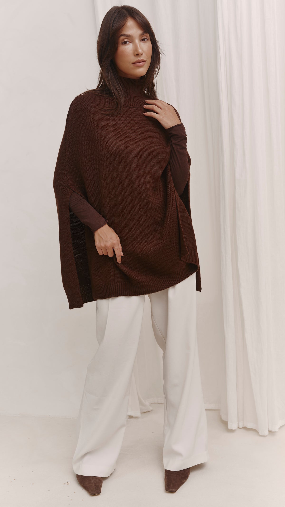 Tilly Wool Blend Knit - Espresso