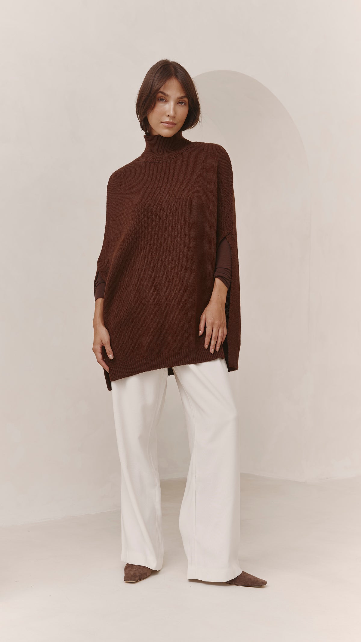 Tilly Wool Blend Knit - Espresso