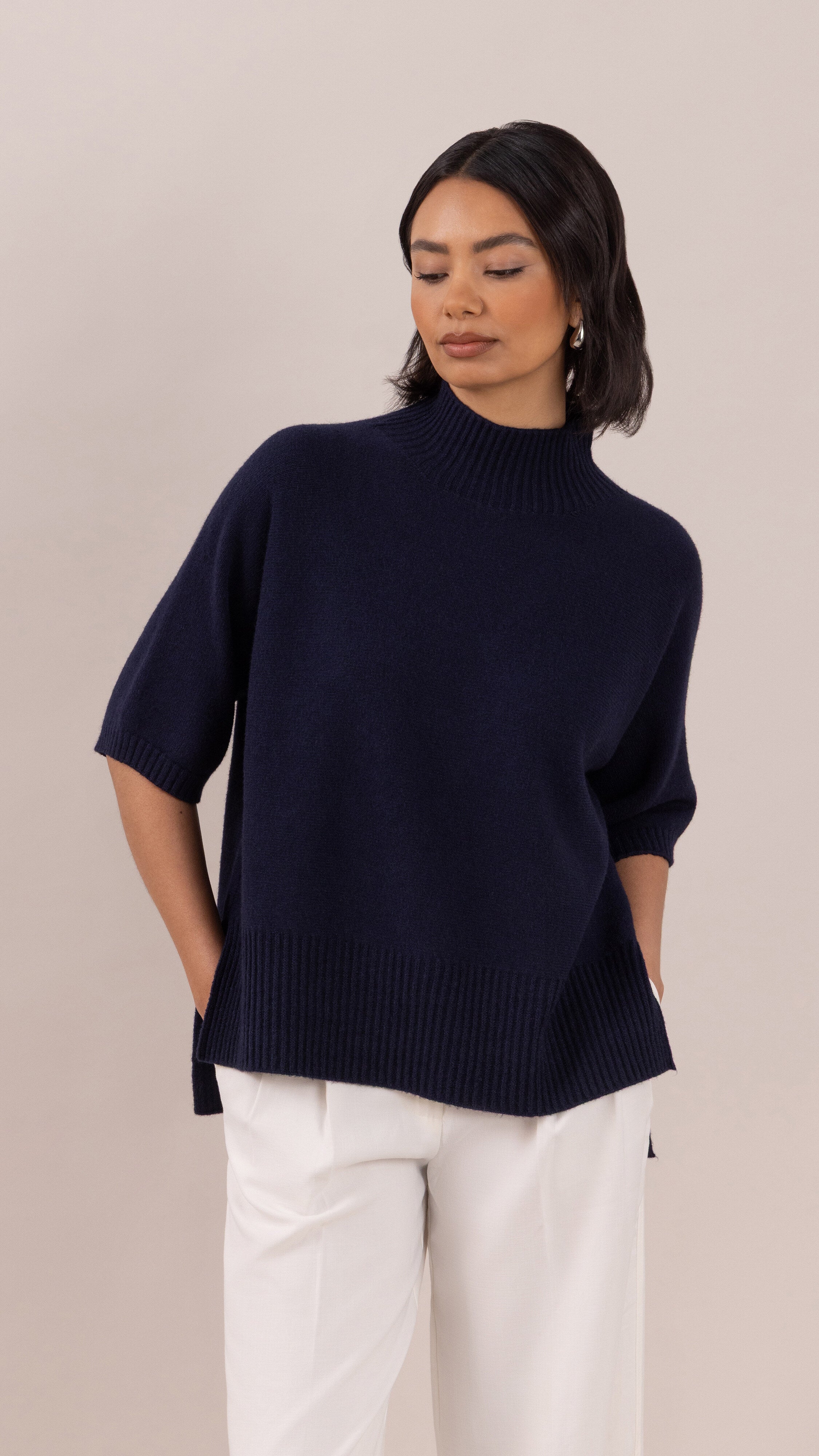 Annie Sweater - Deep Blue