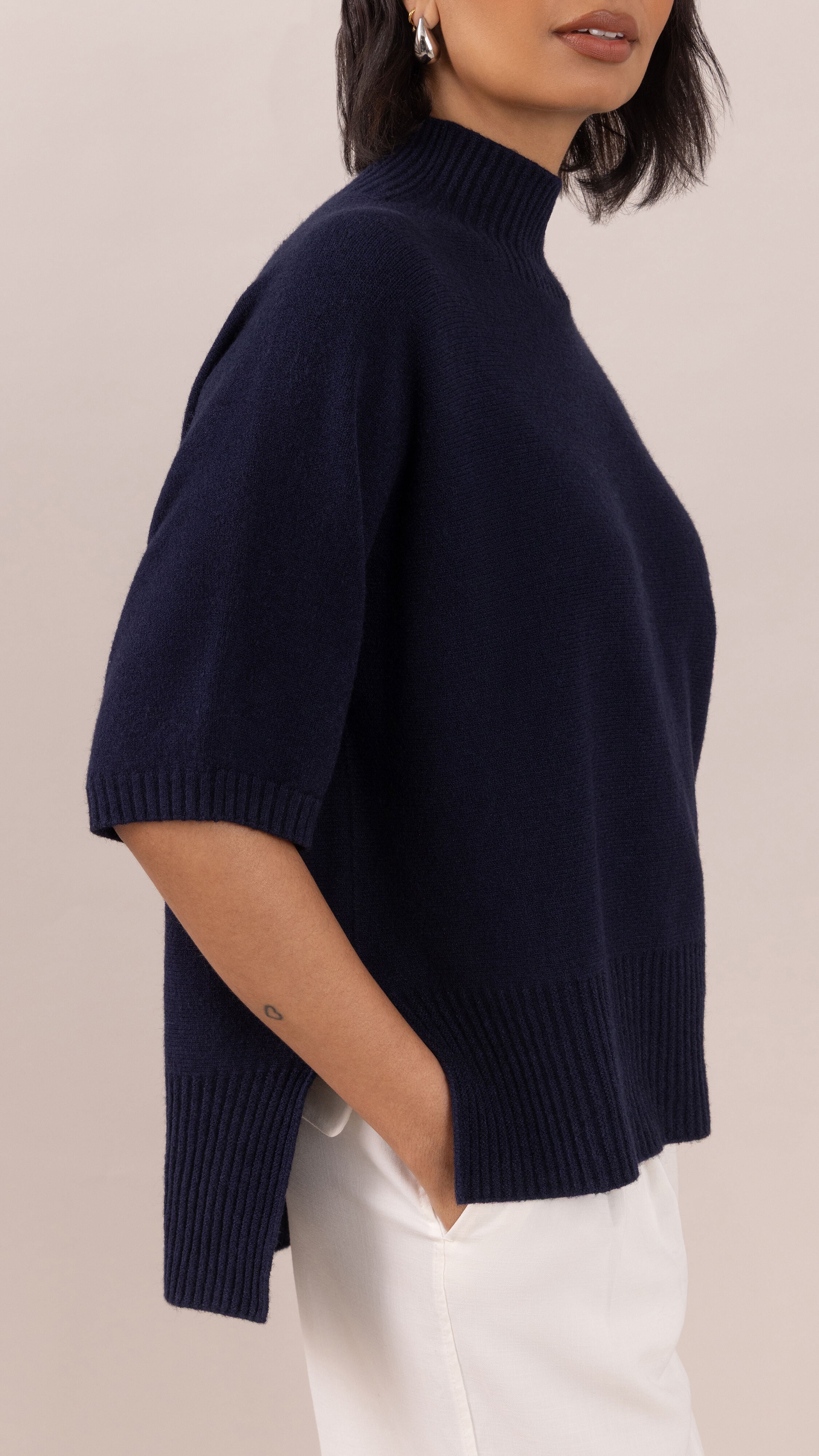 Annie Sweater - Deep Blue