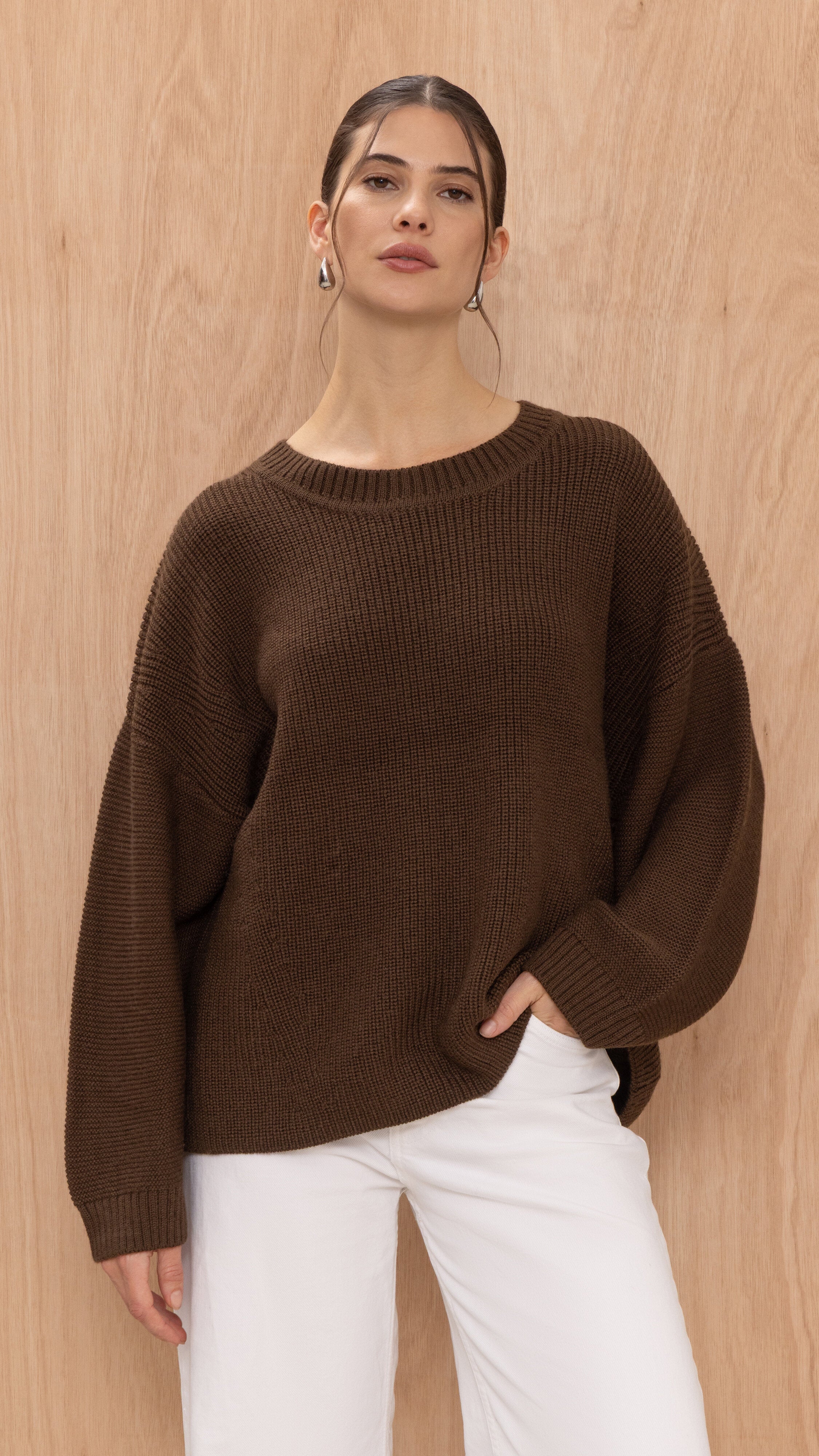 Tansy Sweater - Chocolate
