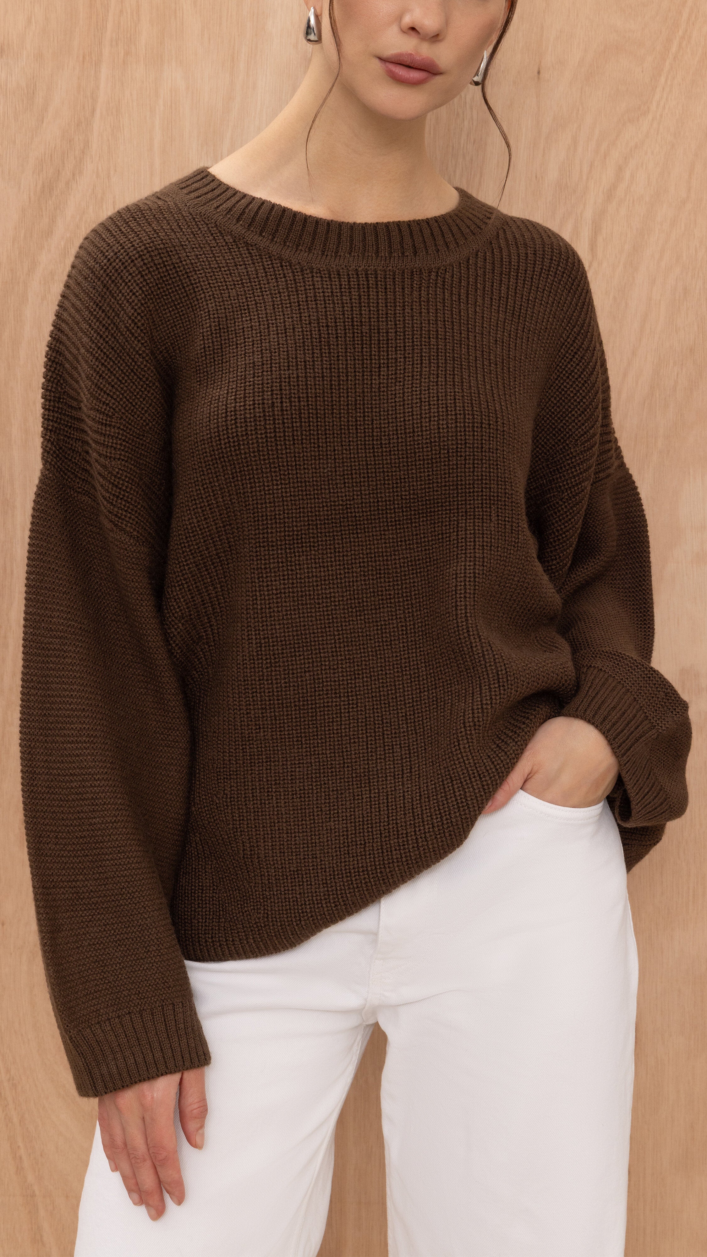 Tansy Sweater - Chocolate