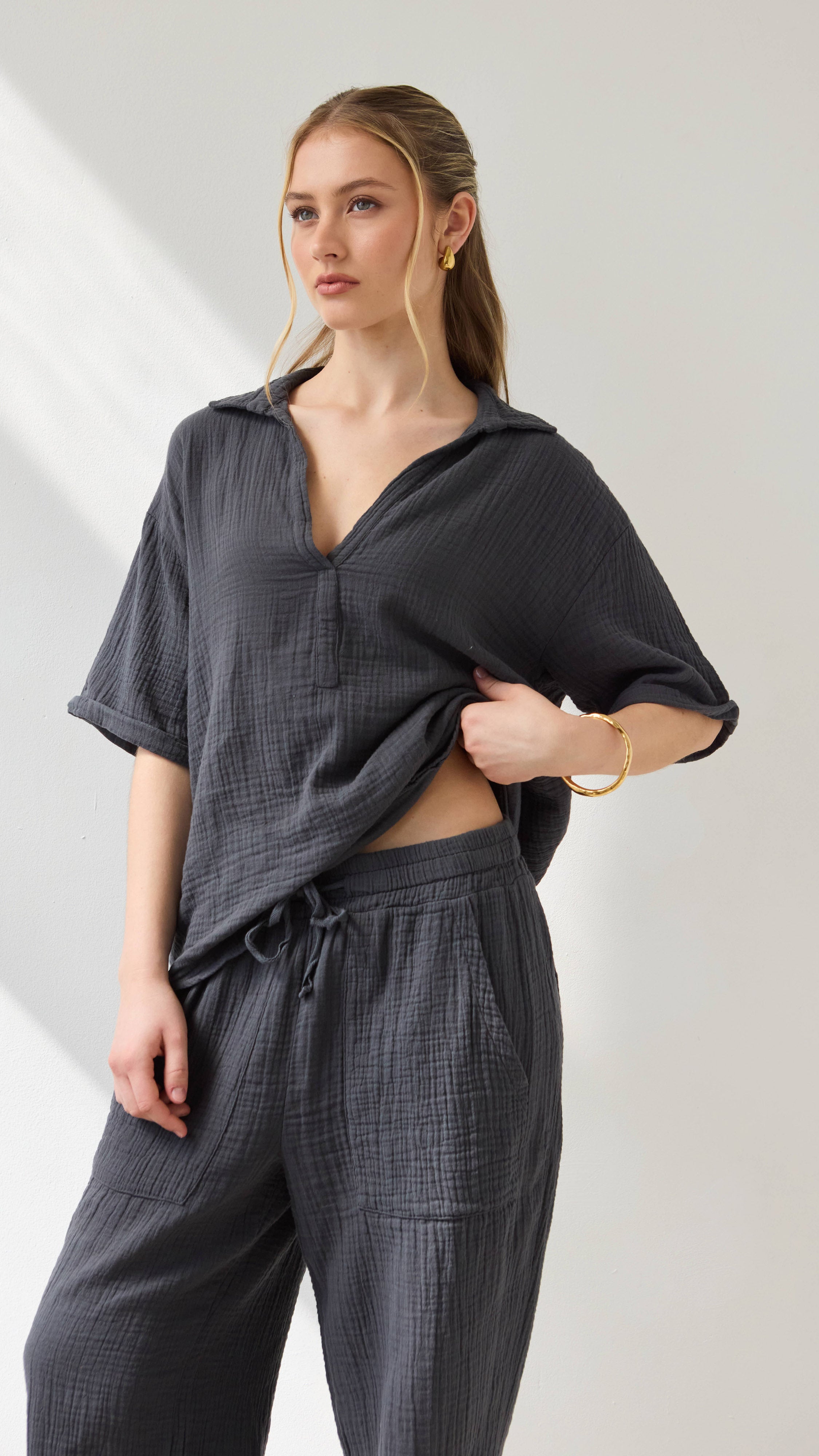 Mariana Shirt - Anthracite
