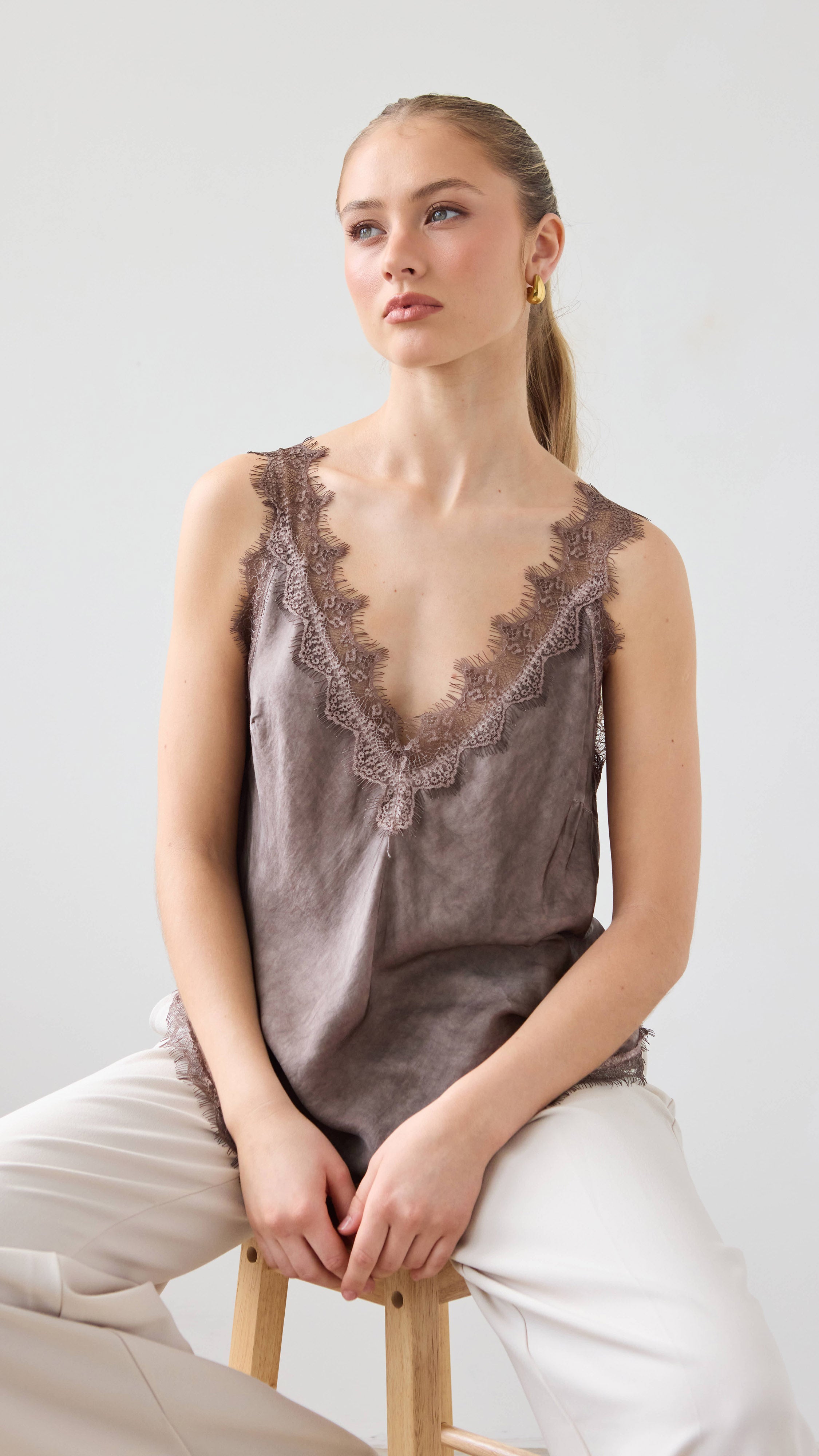 Solange Camisole - Espresso