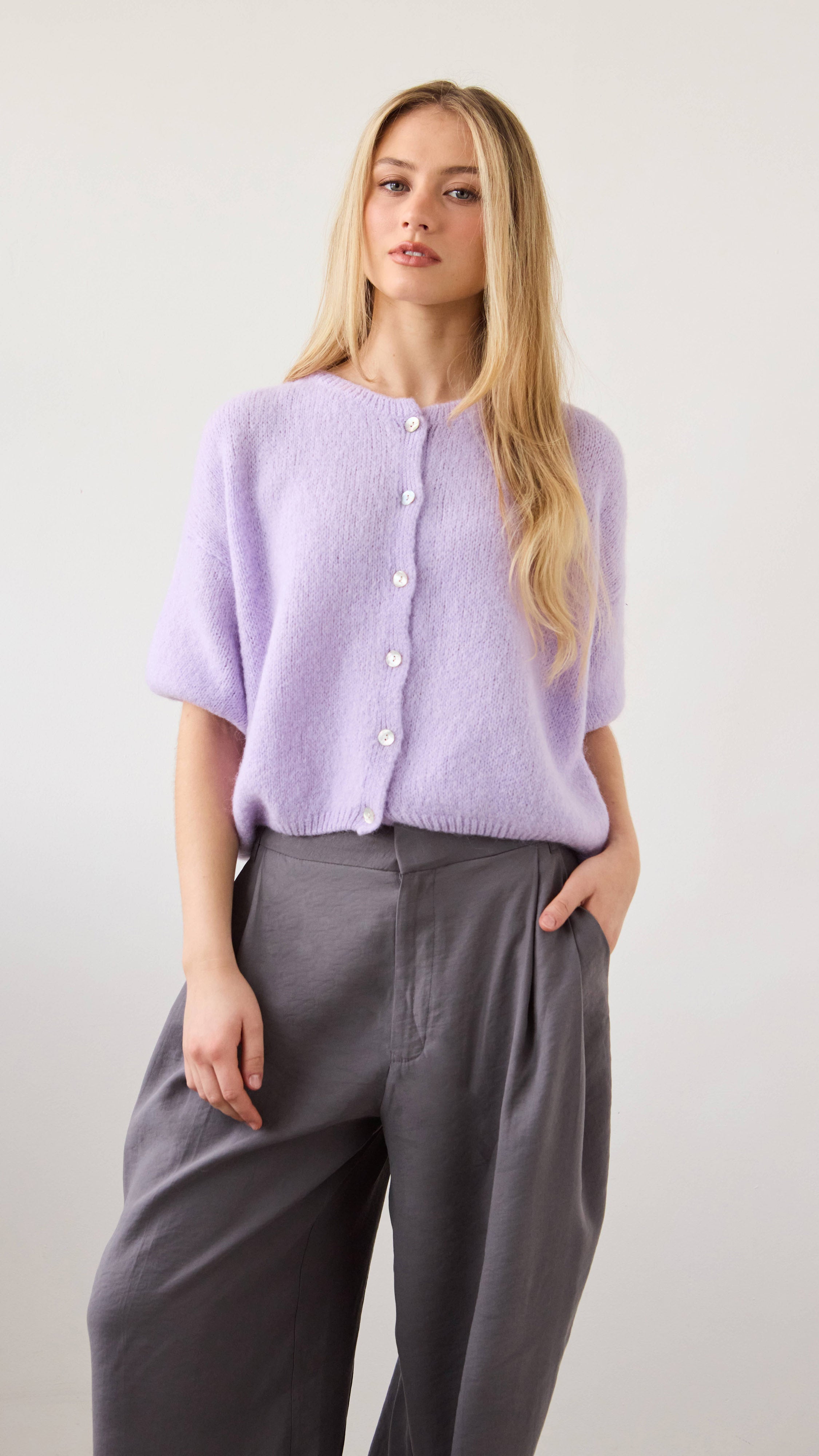Emme Cardigan - Lilac