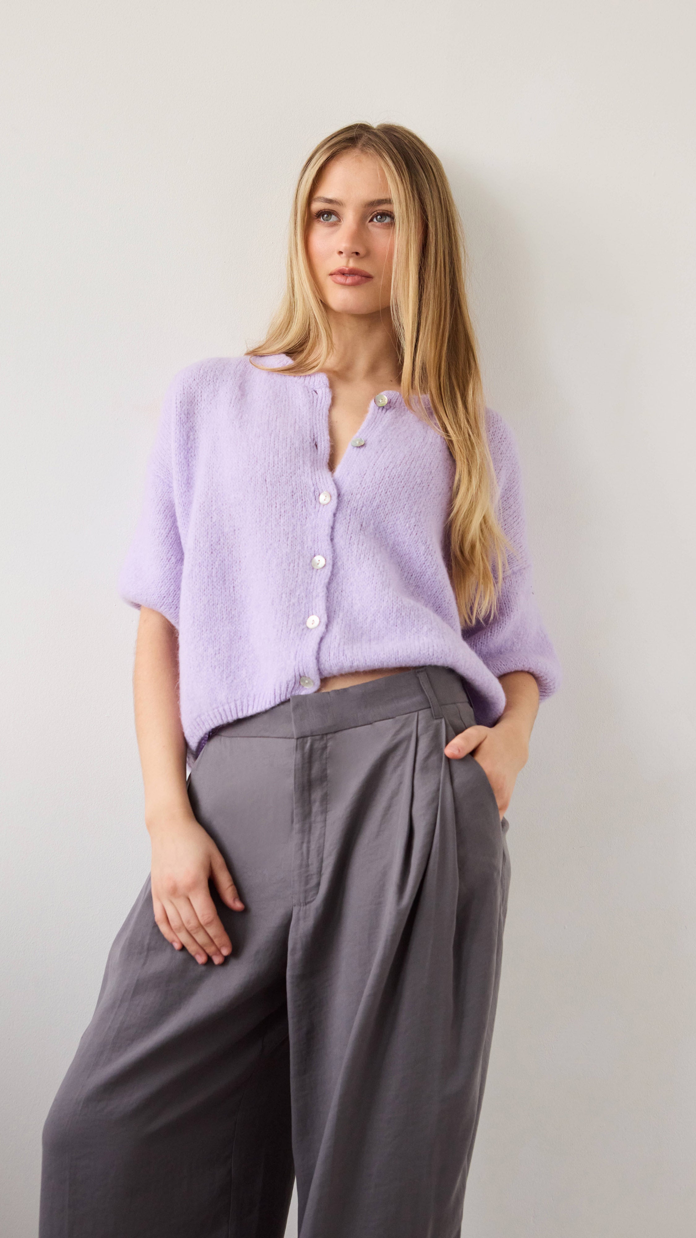 Emme Cardigan - Lilac