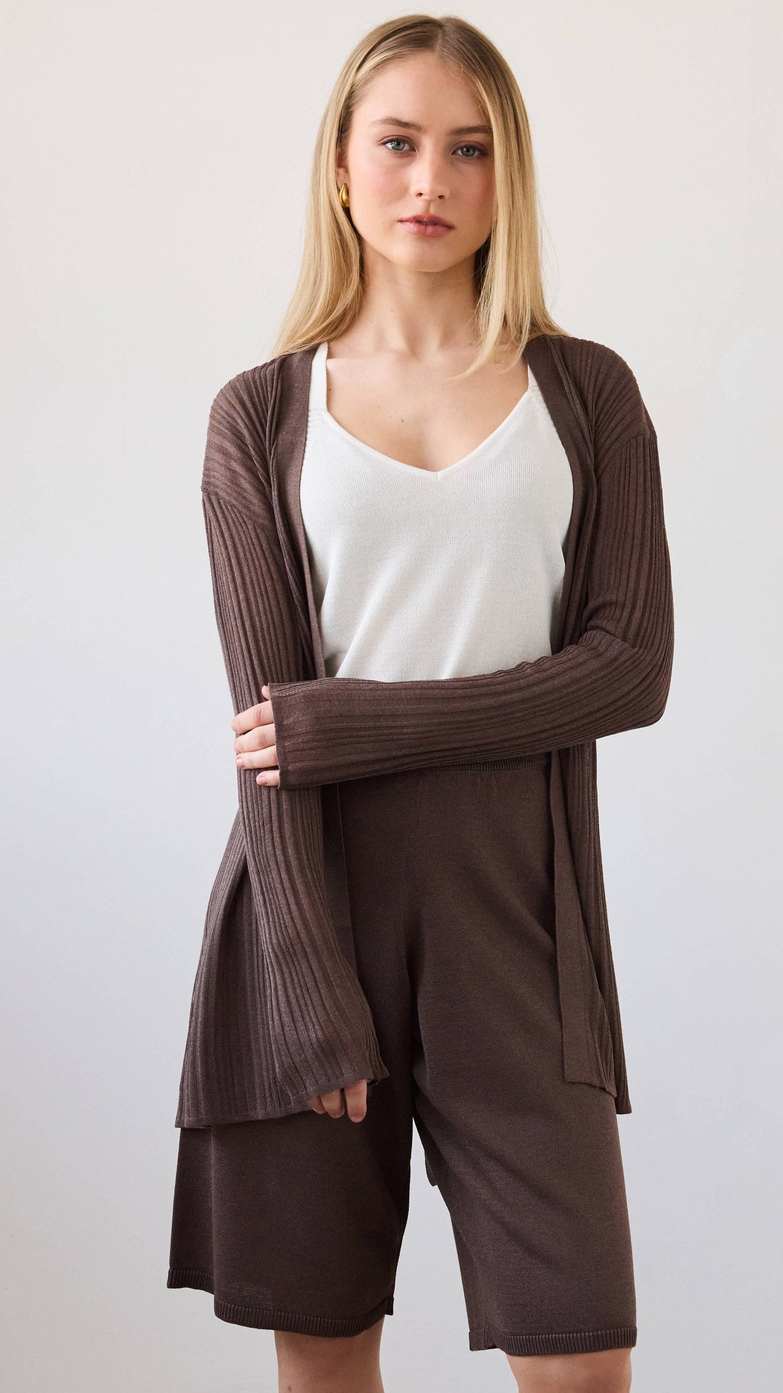 Olivia Cardigan - Mink