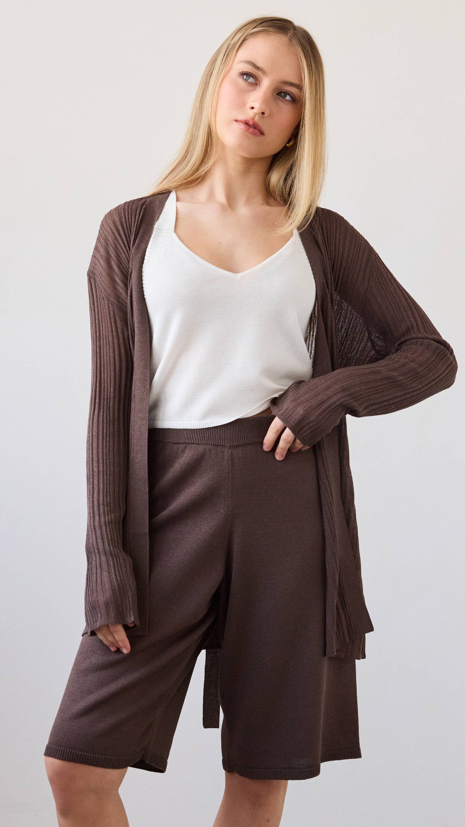 Olivia Cardigan - Mink