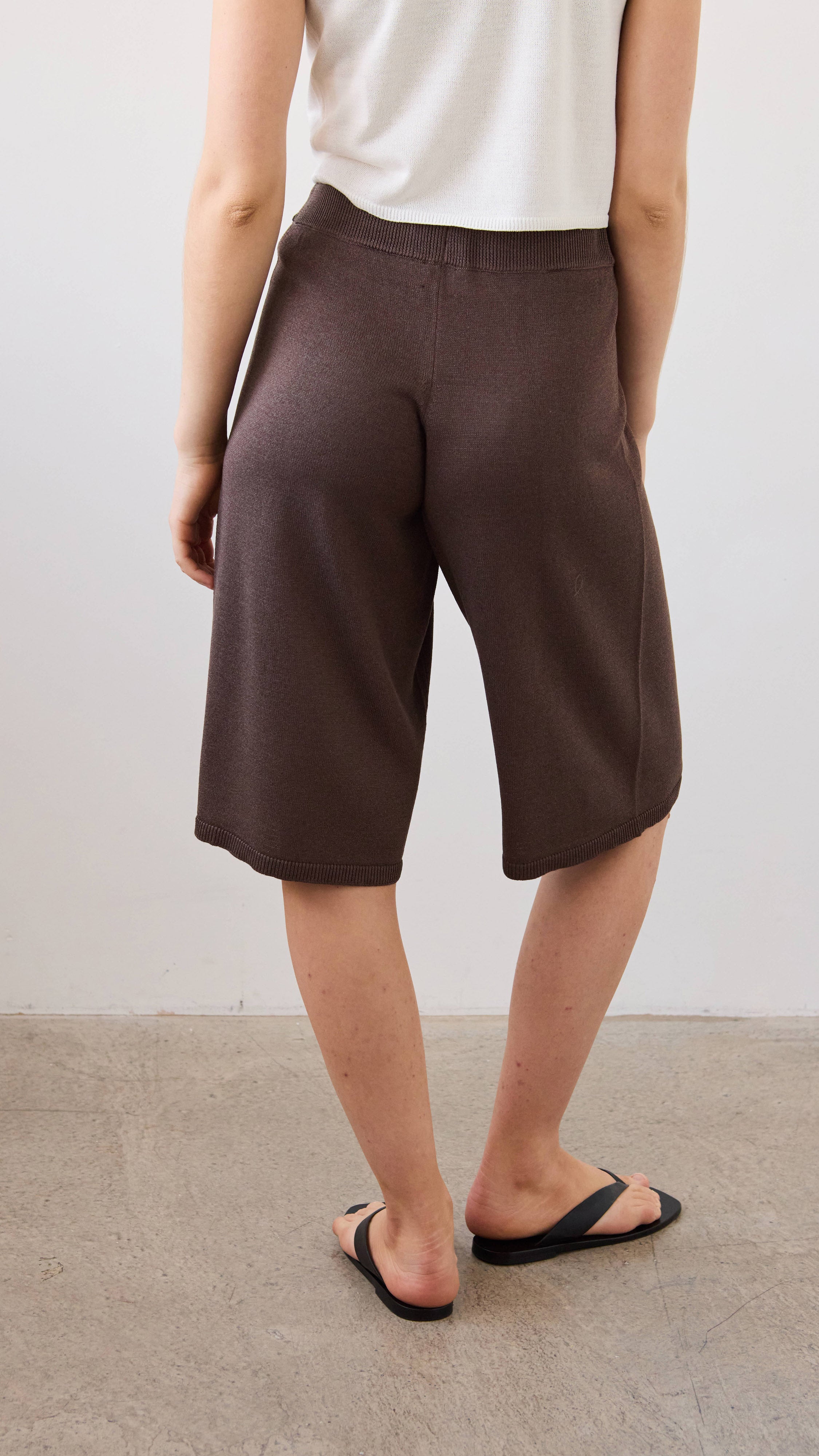 Faye Knit Bermuda - Mink