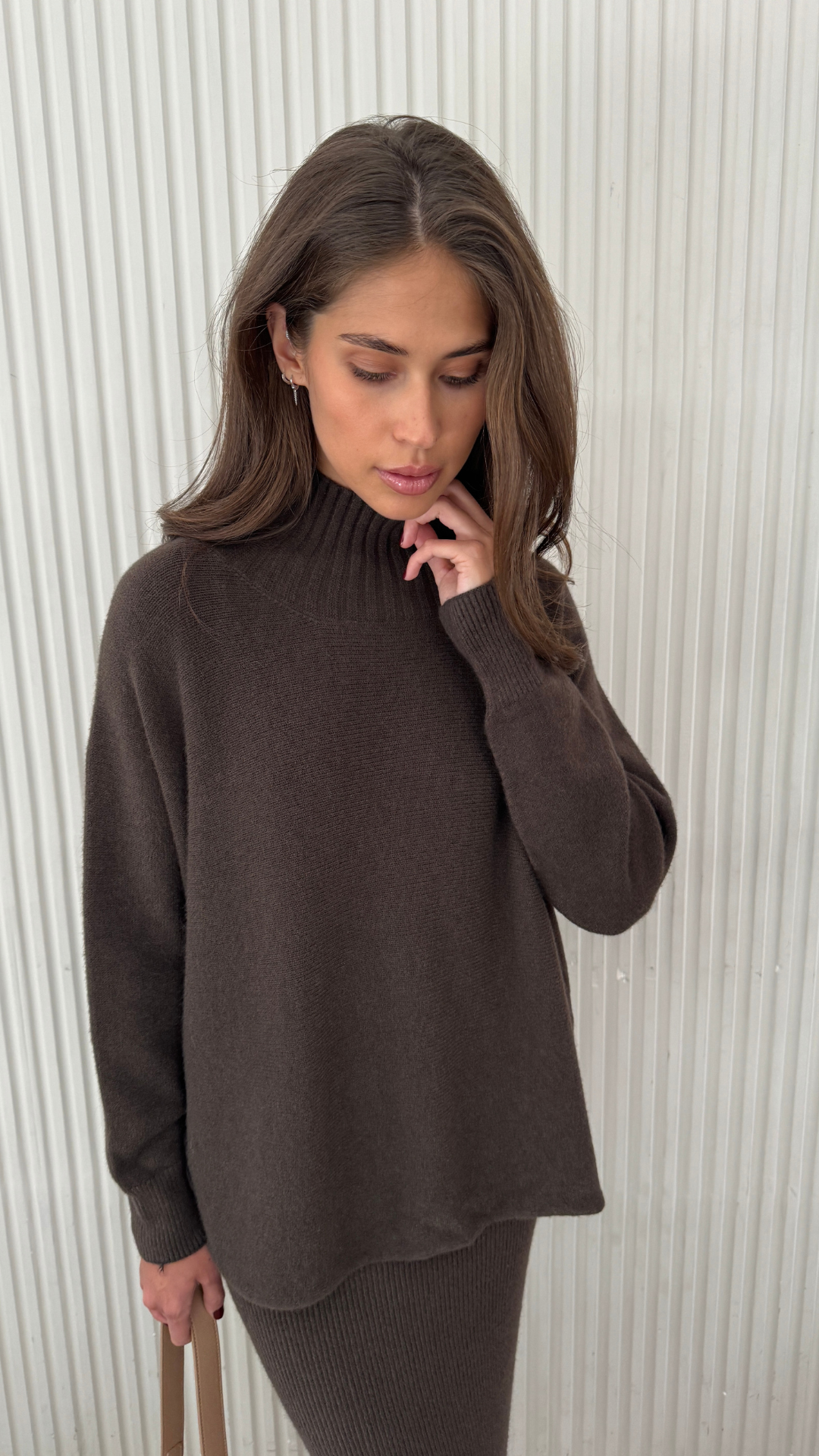 Alma Sweater - Dark Espresso