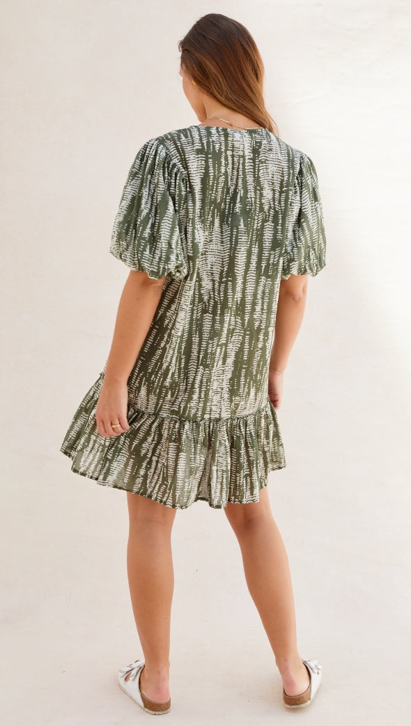 Tia Dress - Forest And Cloud