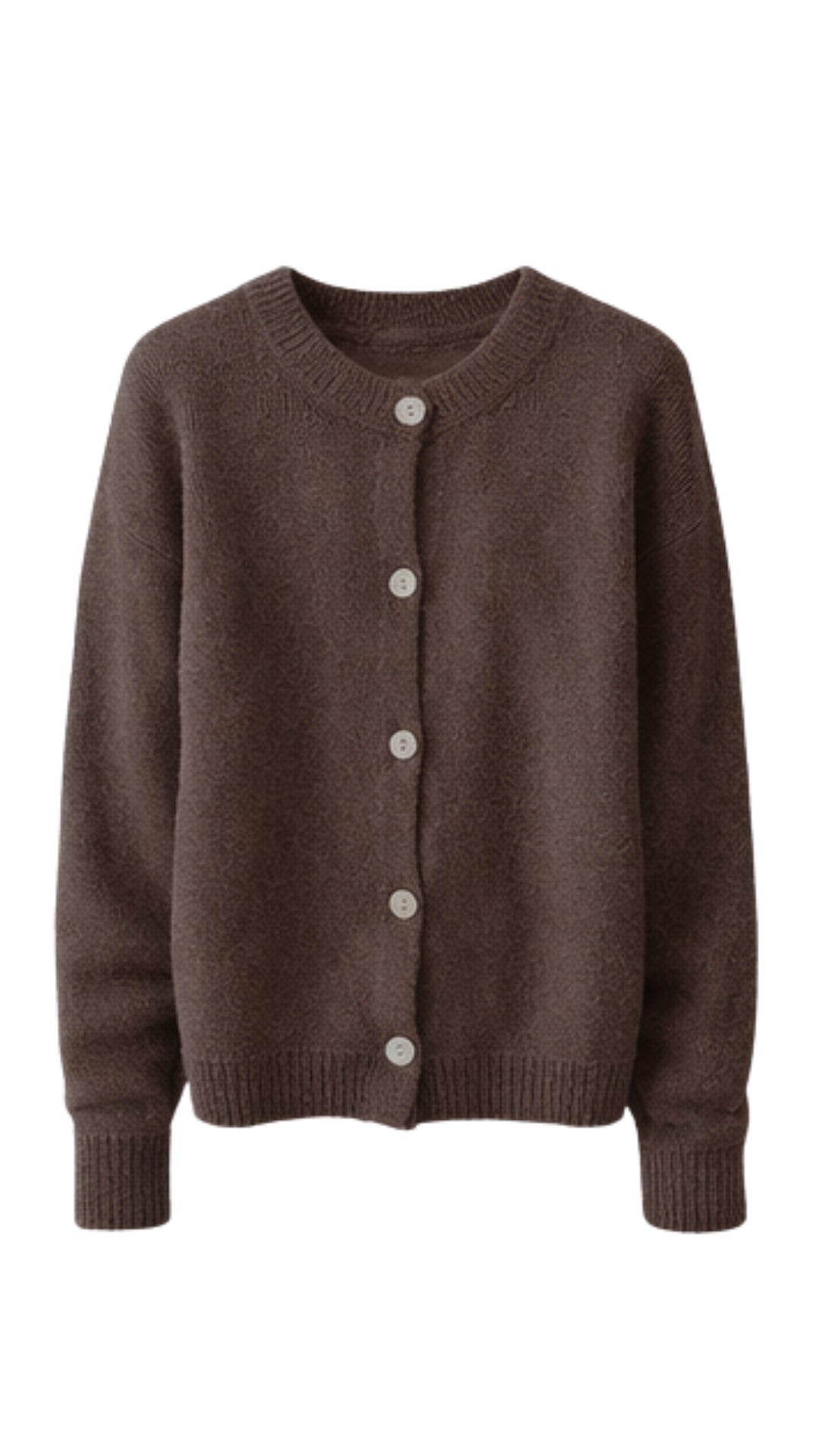 Reyna Soft Alpaca Cardigan - Dark Espresso