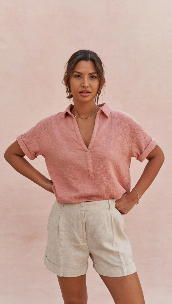 Mariana Shirt - Apricot