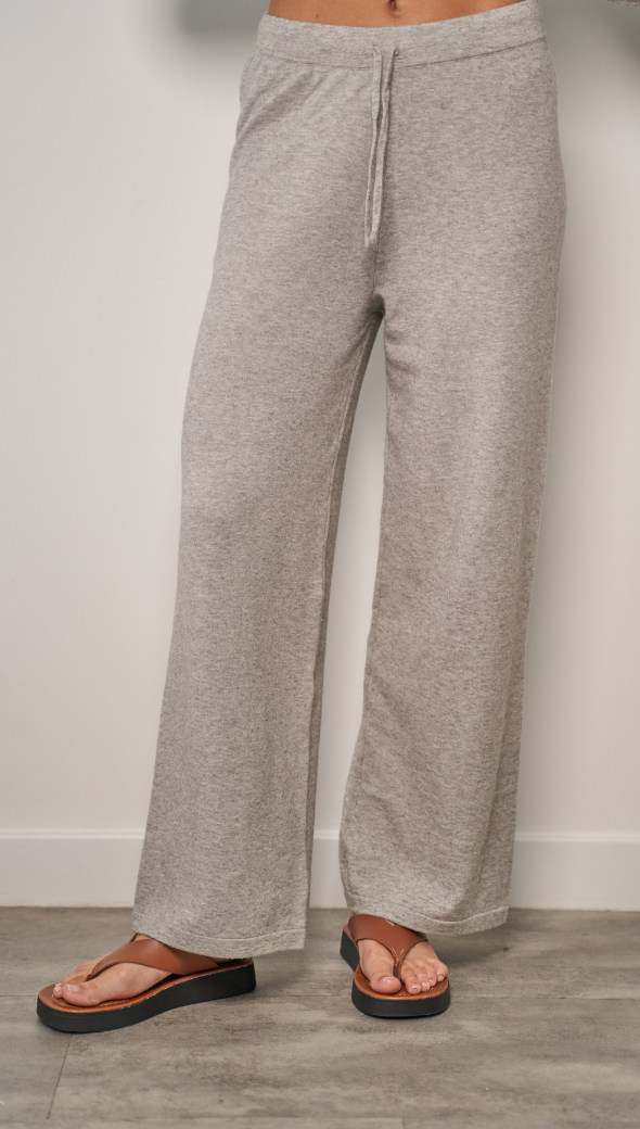 Monica Trousers - Grey Melange