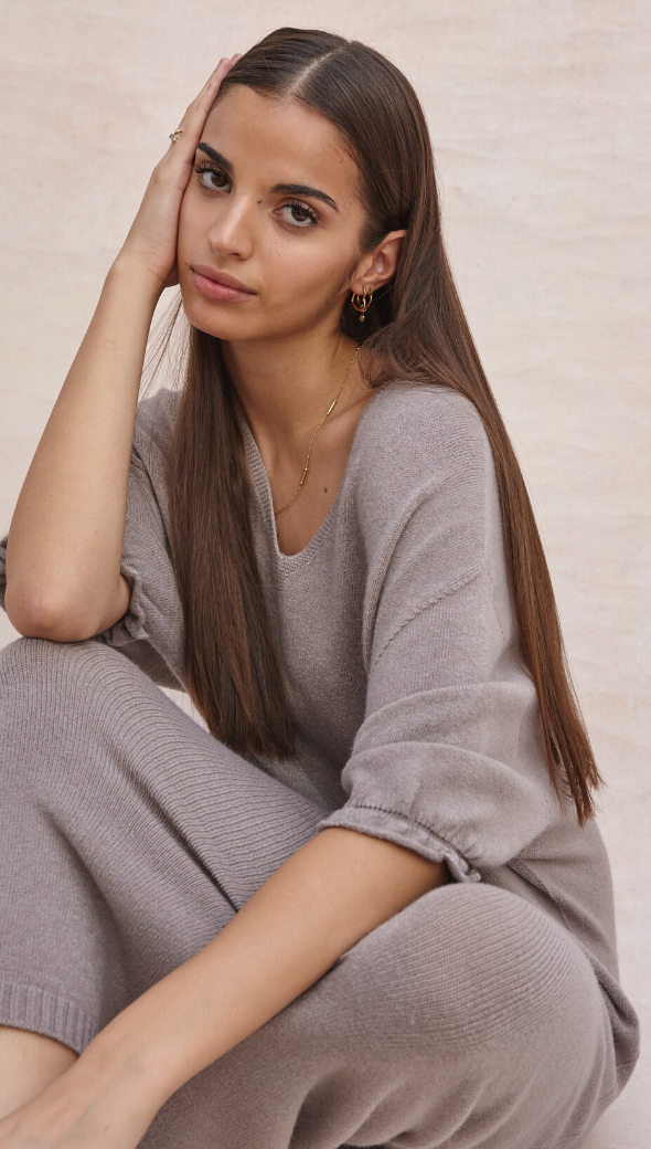 Marlie Knit Dress - Smoke