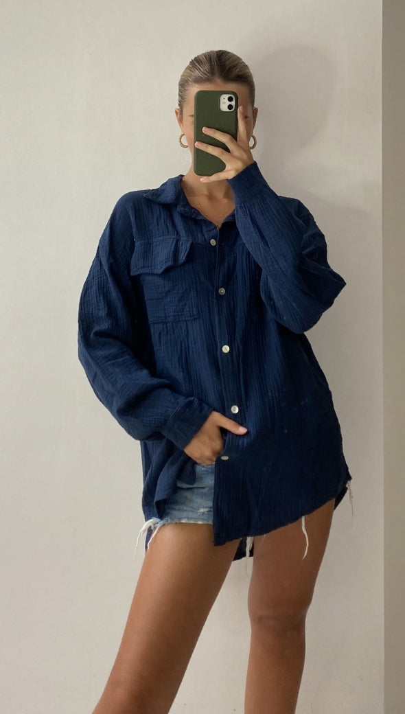Antoneta Shirt - Deep Navy