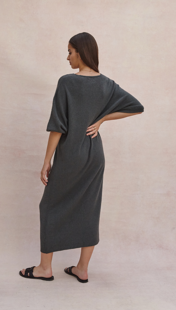 Marlie Knit Dress - Army