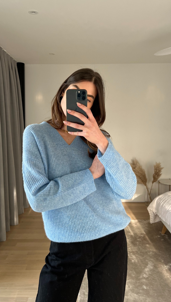 Cathea Cashmere Sweater - Sky