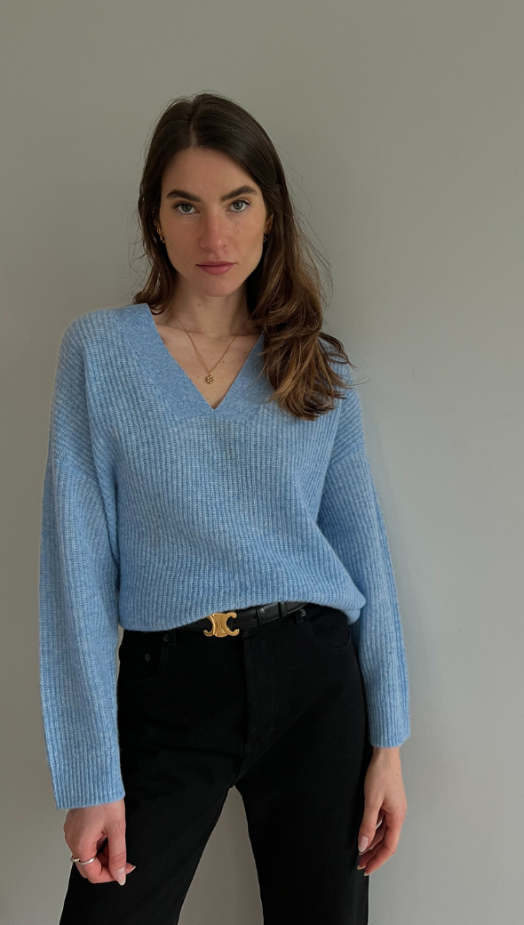 Cathea Cashmere Sweater - Sky