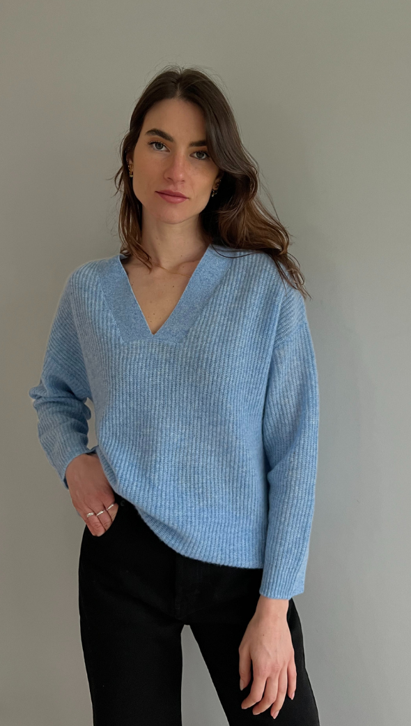 Cathea Cashmere Sweater - Sky