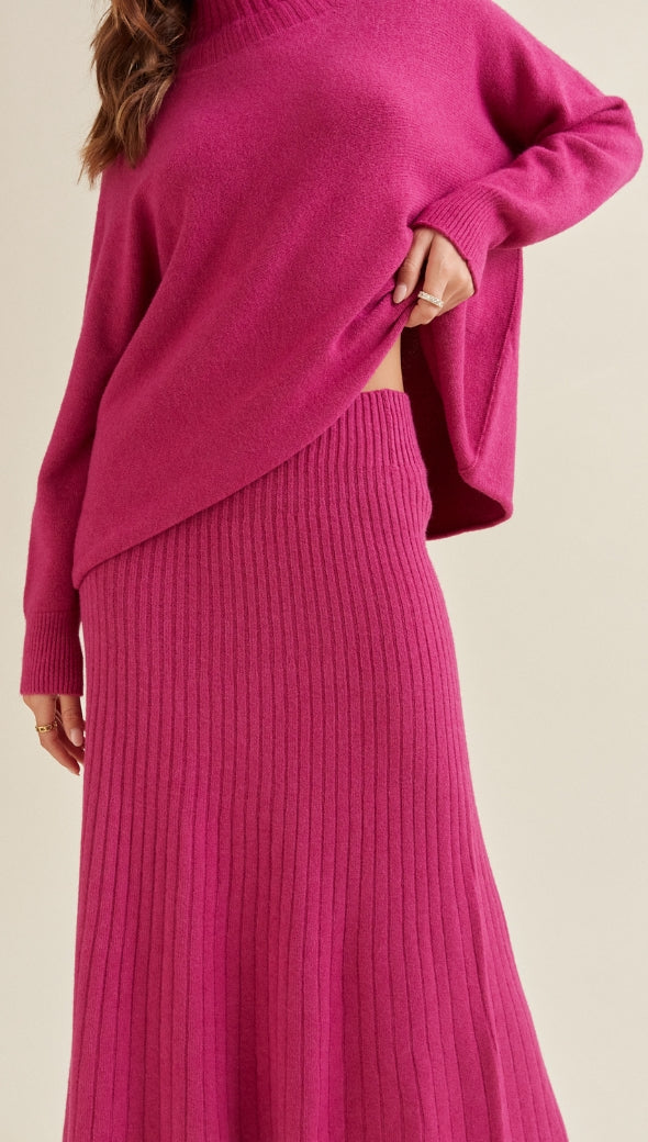Alma Skirt - Fuchsia