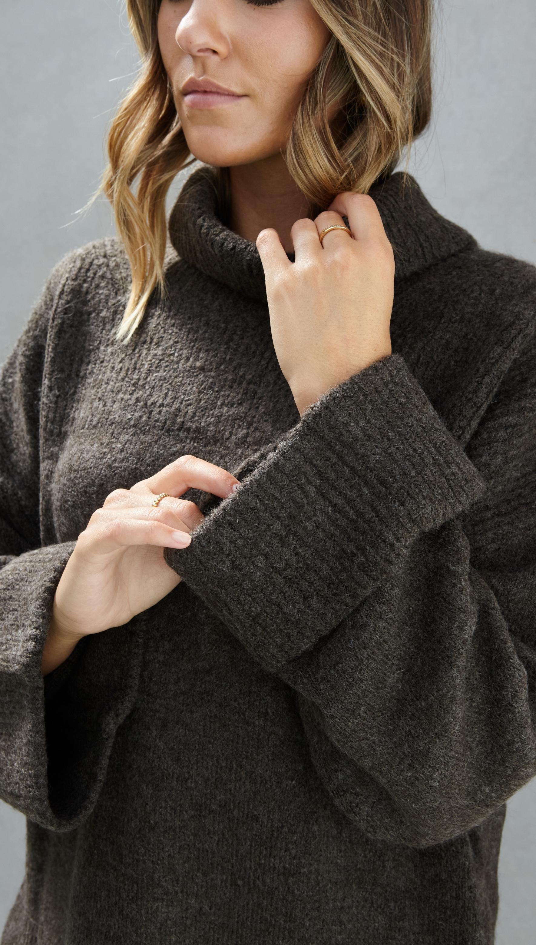 Vanessa Sweater - Dark Espresso Melange