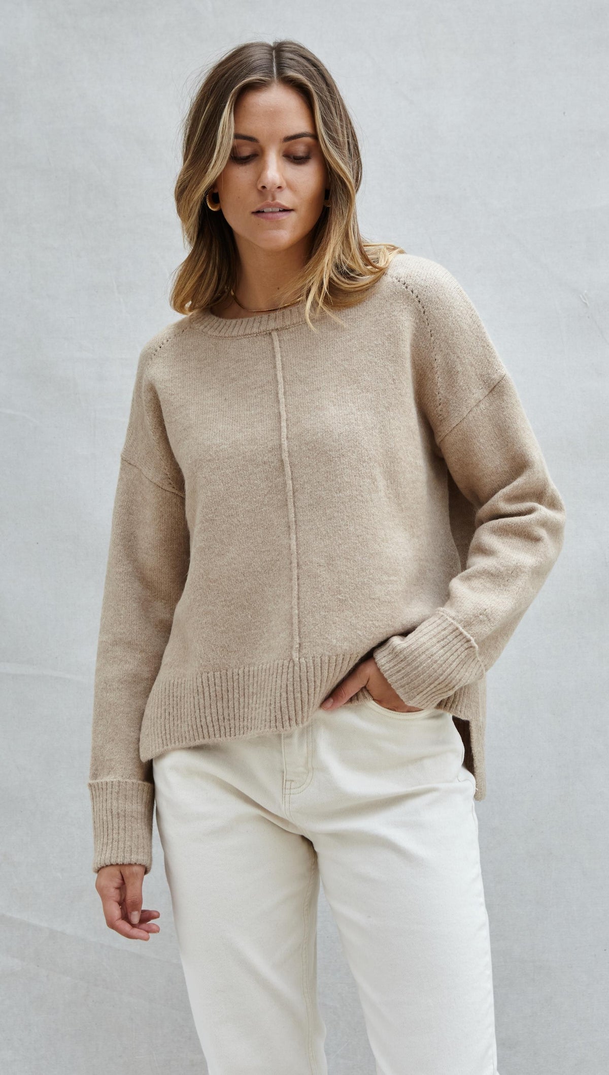 ASHLEY SWEATER - BEIGE