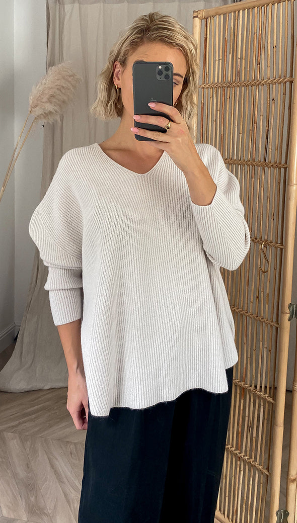 8.00Pm Sweater - Ivory