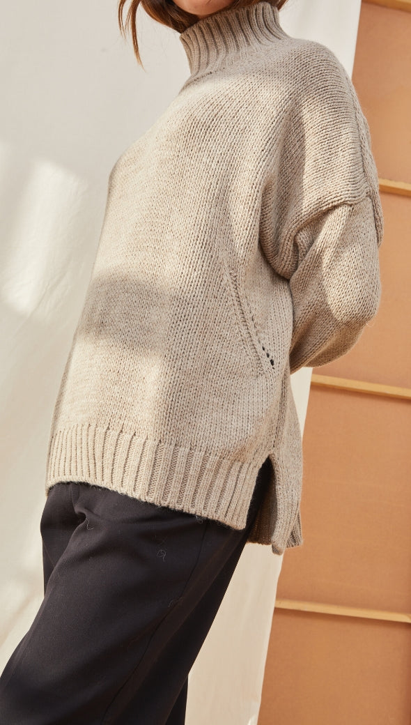 Margot Sweater - Taupe
