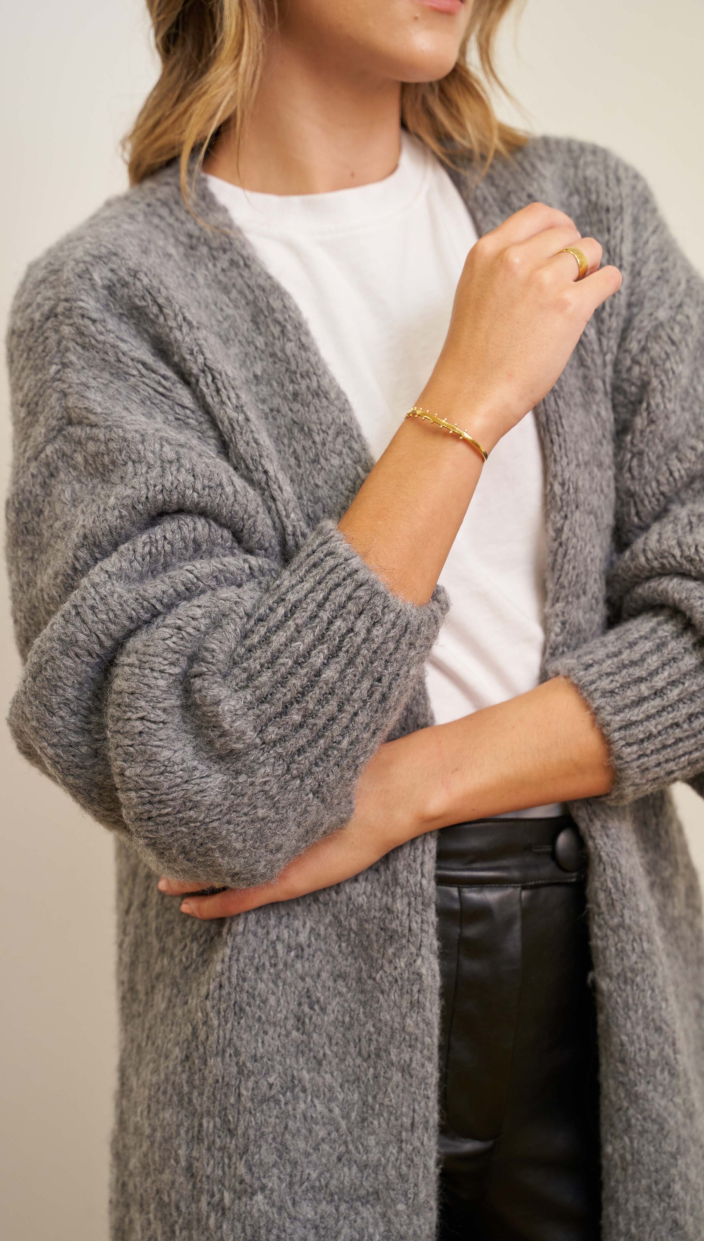 Rosalia Cardigan - Grey