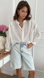 MAYA BLOUSE - WHITE