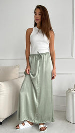 PHOEBE SKIRT - EUCALYPTUS