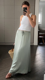 PHOEBE SKIRT - EUCALYPTUS