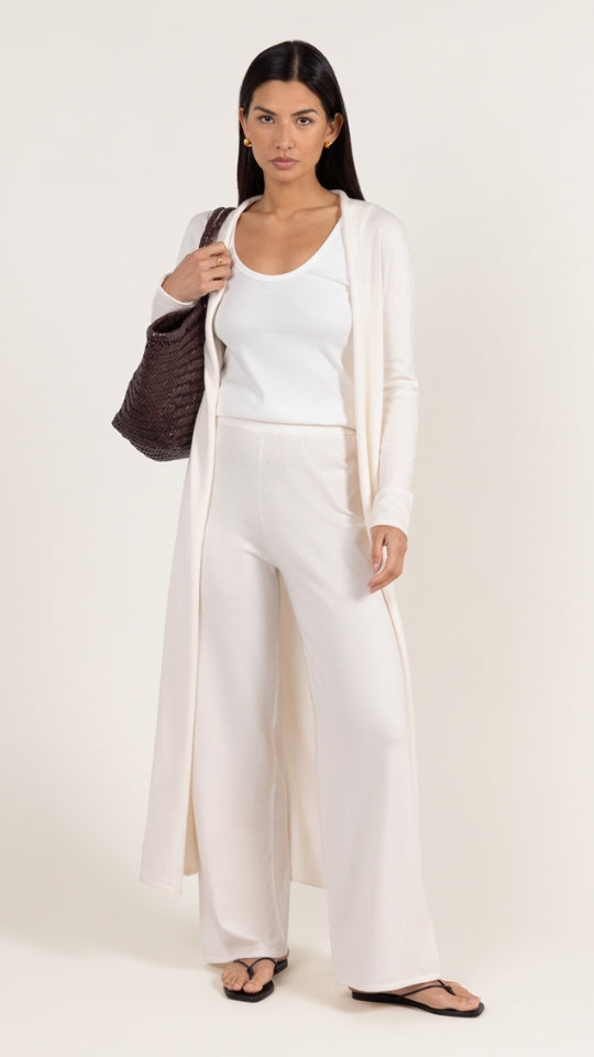 Sofia Knit Trousers - Ivory