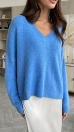 APRIL ALPACA SWEATER - SKY