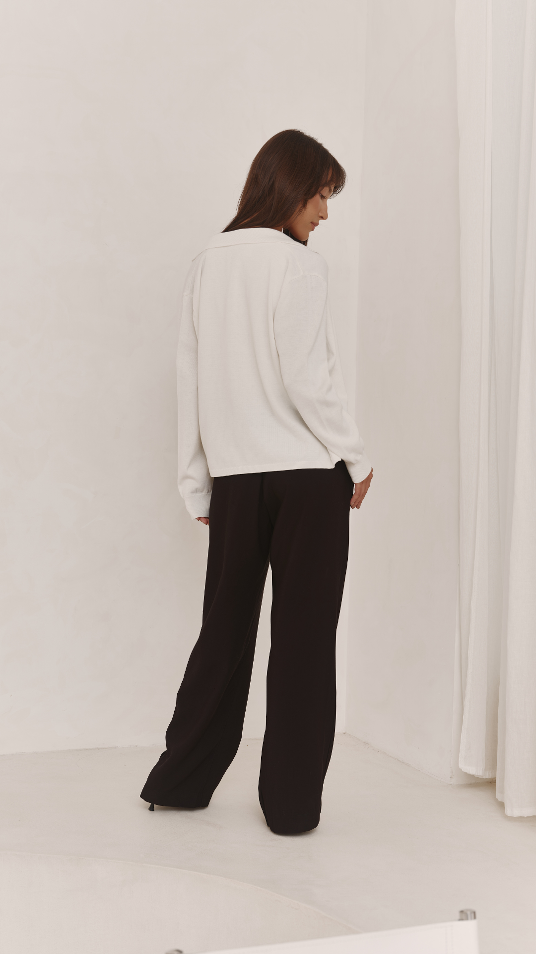 Ella Pleated Trousers - Black