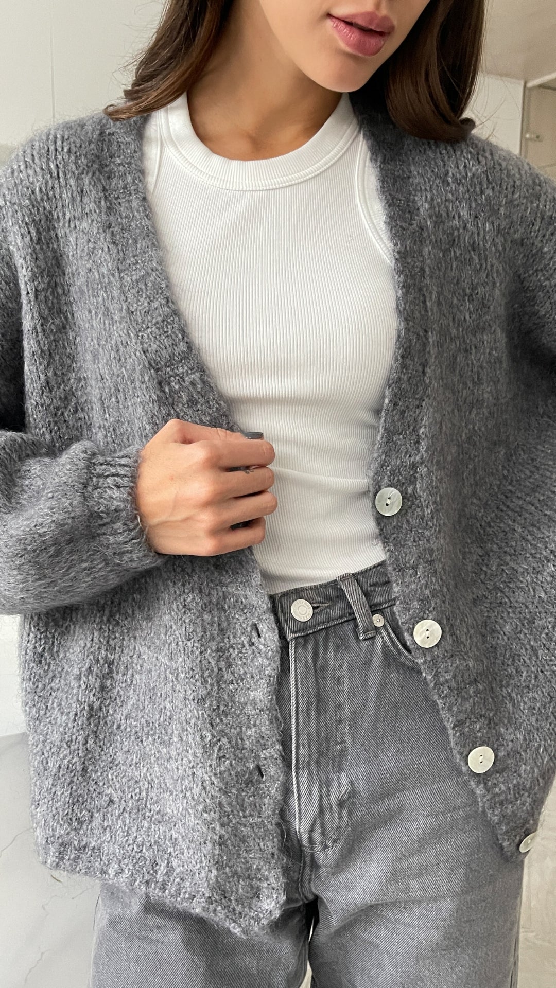 Ruby Cardigan - Dark Grey