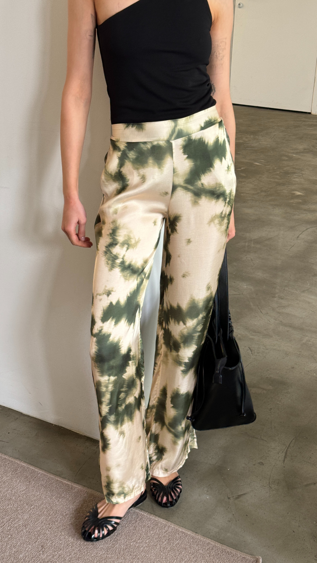 Emerson Trousers  - Khaki Tie Dye Print