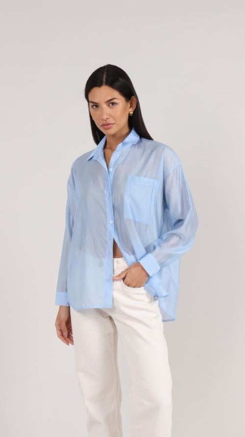 INES SHIRT - SKY