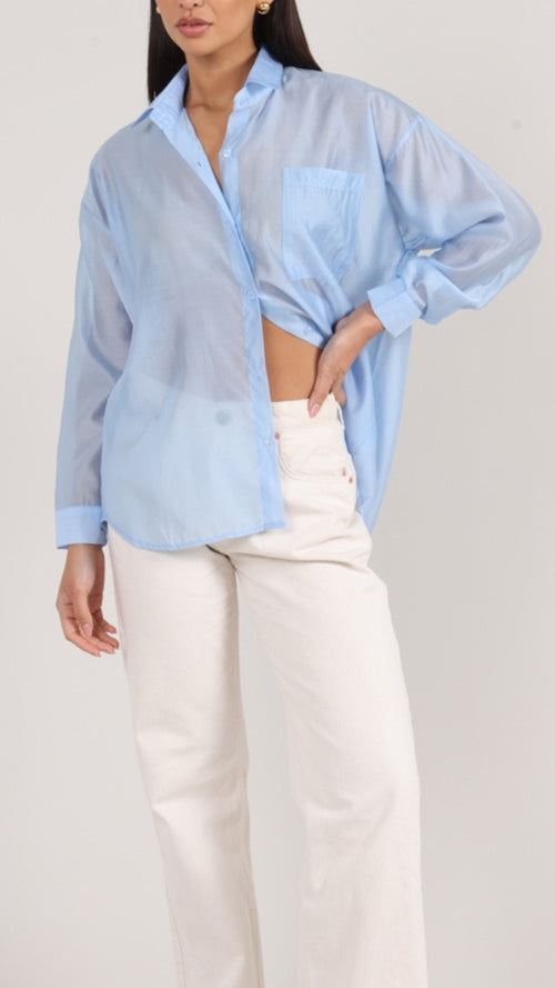 INES SHIRT - SKY